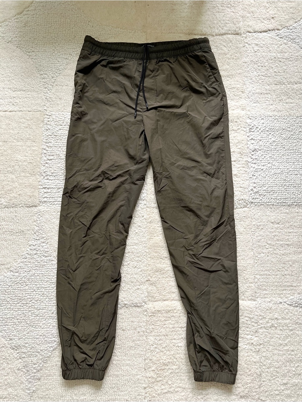 Banana Republic Men's Olive Green Drawstring Jogger Pants Size S Slim Fit